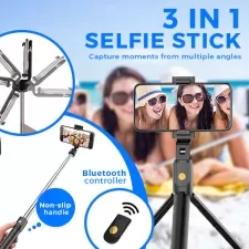 TRIPODLY - SELFIE STICK CU TREPIED