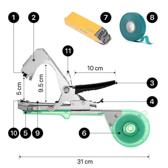 BINDSY – INSTRUMENT PENTRU LEGAREA PLANTELOR