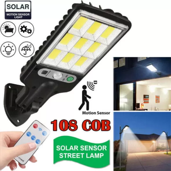 LAMPA LED SOLARA CU SENZOR DE MISCARE - SUNLERT
